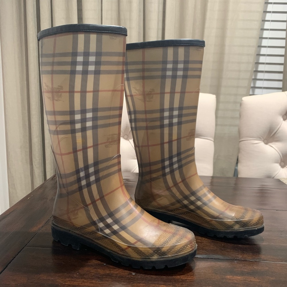 Burberry Plaid Rain boots ☔️ Euro 41 - Picture 2 of 10